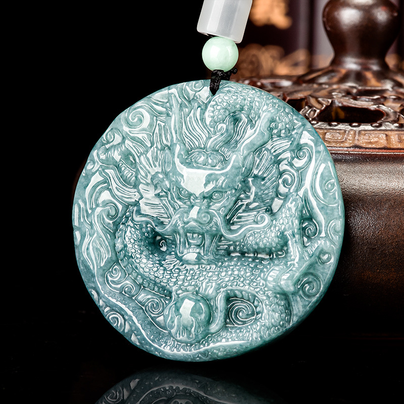 Accessories Woman - Burmese Jadeite Dragon Pendant Necklace Gifts