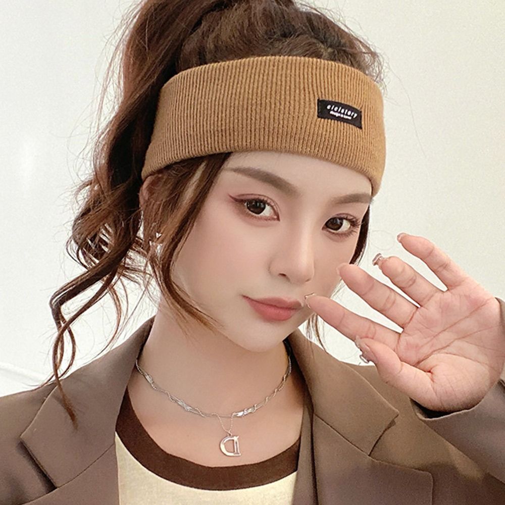 Women'S Exercise Accessories - Fashion Candy Color Knitted Hair Band
