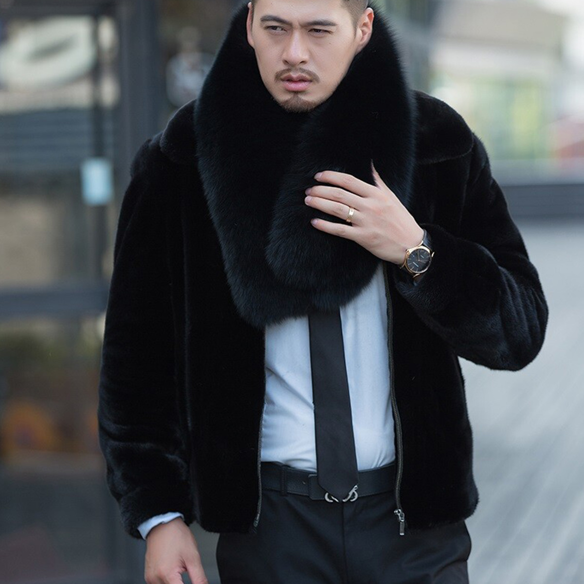 Women Accessories Sale - Genuine Fox Fur Scarf Winter Accessories