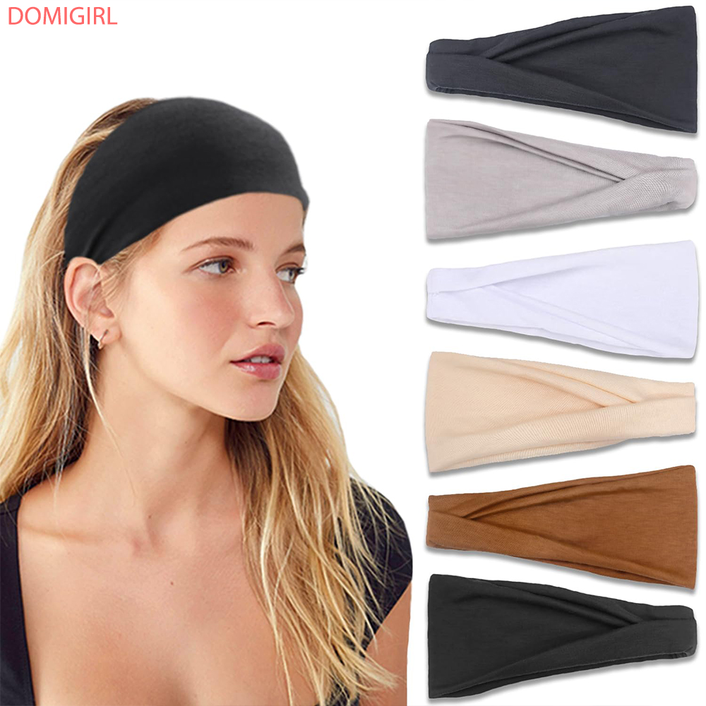 Women'S Exercise Accessories - New Solid Color Elastic Hair Band