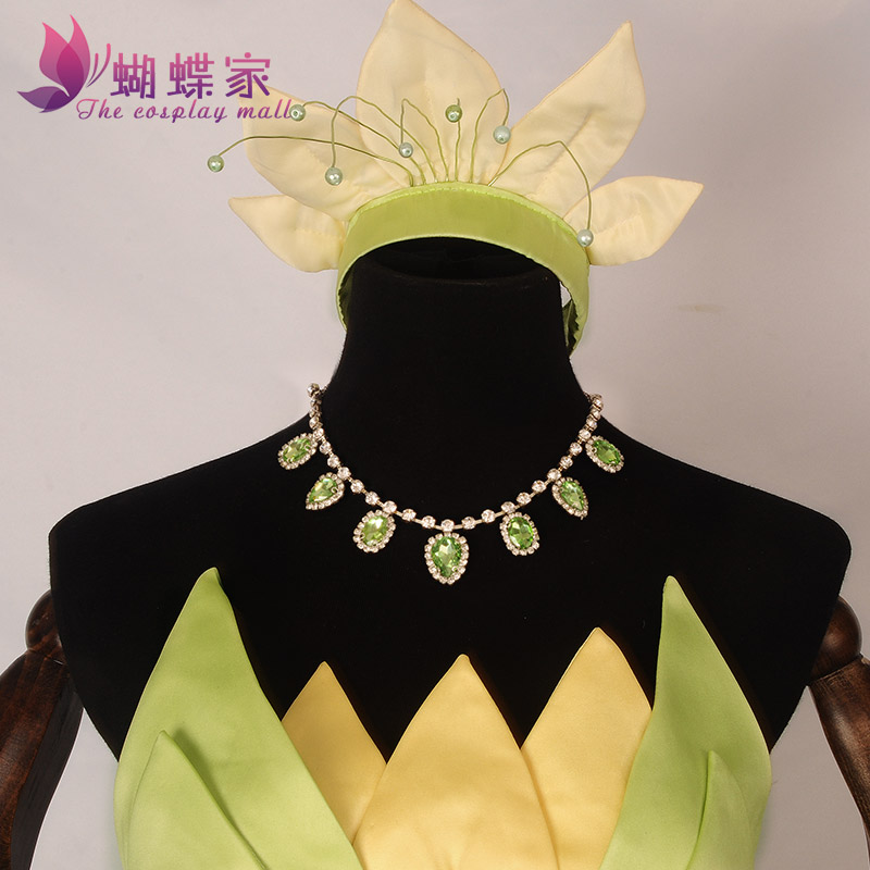 Princess Tiana Dress Cosplay C - Women'S Accessories List recension och pris