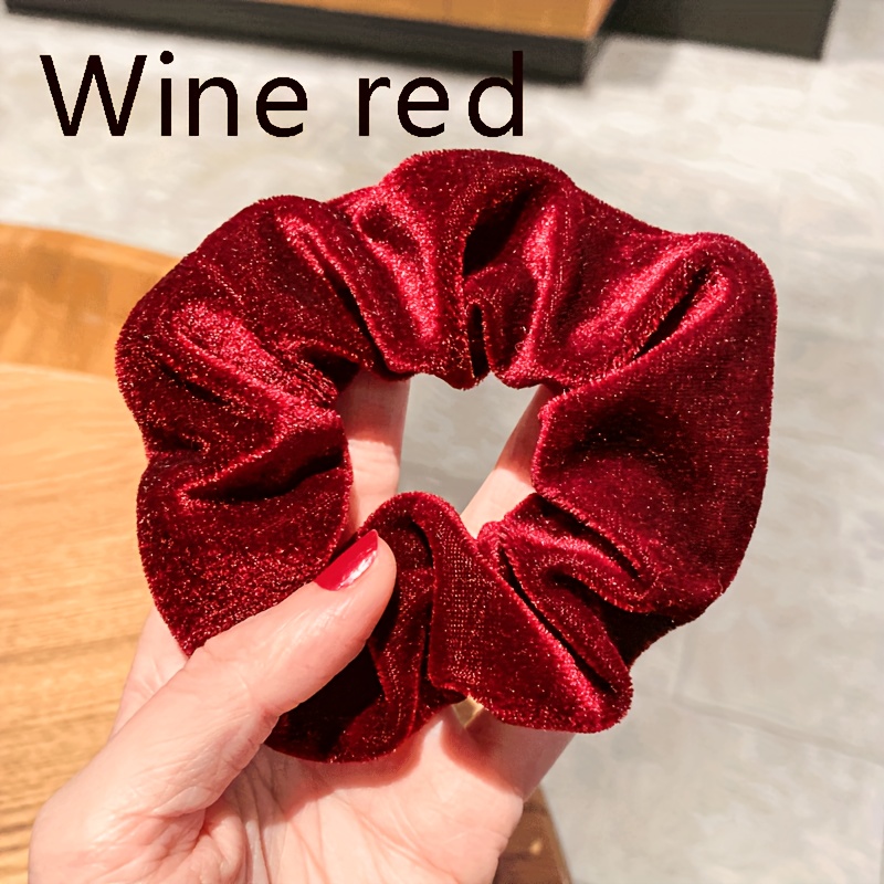 1 piece French retro velvet sc - Hair Tie Velvet recension och pris