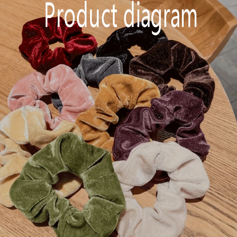 1 piece French retro velvet sc - Hair Tie Velvet recension och pris