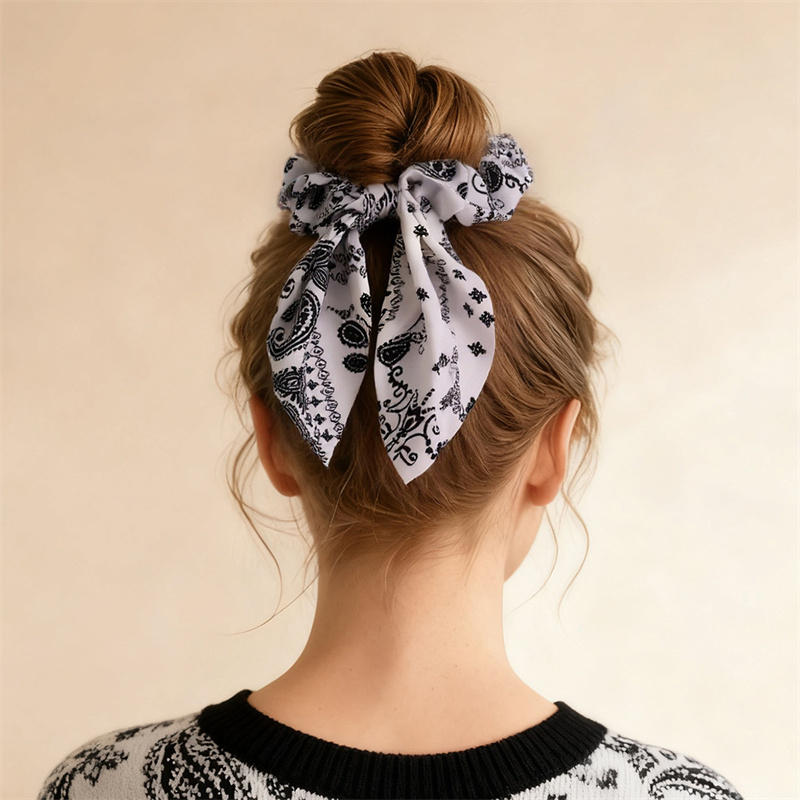 2pcs/set Printed Hair Scrunchi - Hair Tie Velvet recension och pris