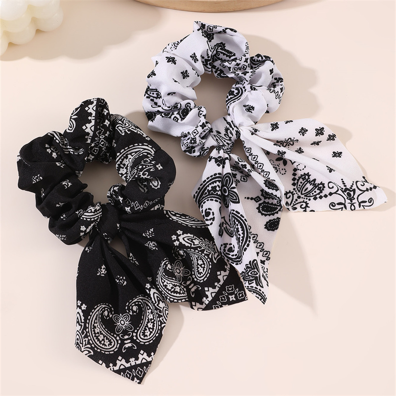 2pcs/set Printed Hair Scrunchi - Hair Tie Velvet recension och pris