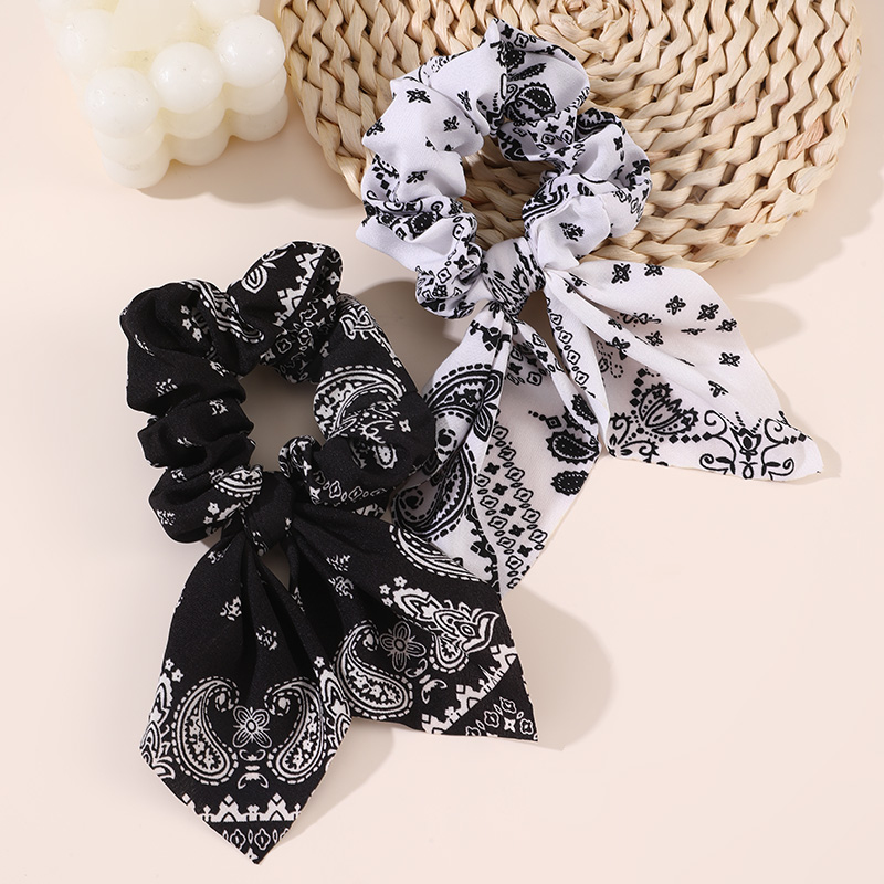 2pcs/set Printed Hair Scrunchi - Hair Tie Velvet recension och pris