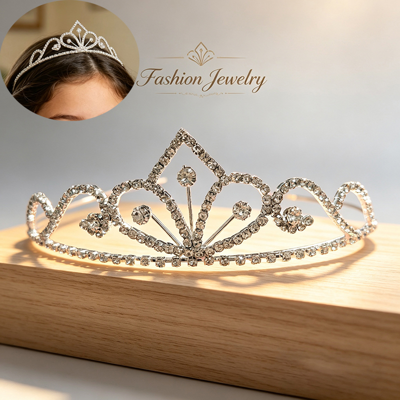 Silver Color Rhinestone Bridal - Women'S Accessories List recension och pris