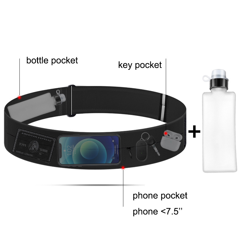 Running Belt Waist Bag with Wa - Women'S Exercise Accessories recension och pris