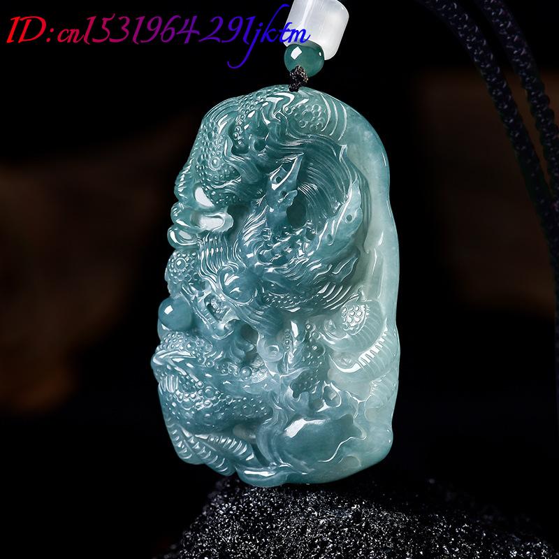 Natural Burmese Jadeite Dragon - Accessories Woman recension och pris
