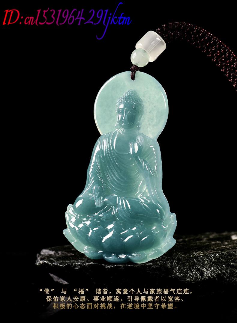 Natural Burmese Jadeite Buddha - Accessories Woman recension och pris