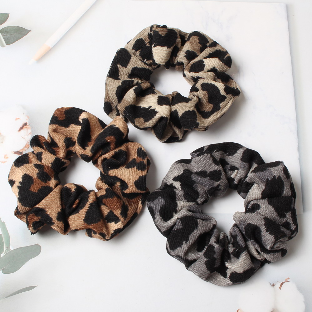 Leopard Print Scrunchie Cord A - Hair Tie Velvet recension och pris