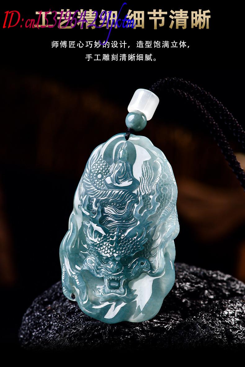 Natural Burmese Jadeite Dragon - Accessories Woman recension och pris