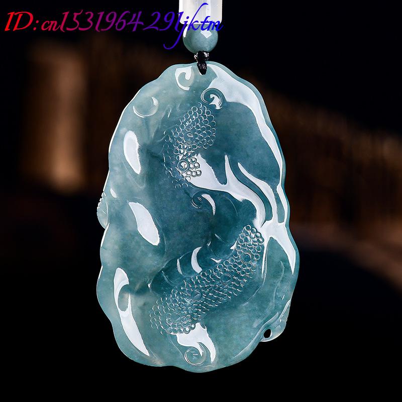 Natural Burmese Jadeite Dragon - Accessories Woman recension och pris