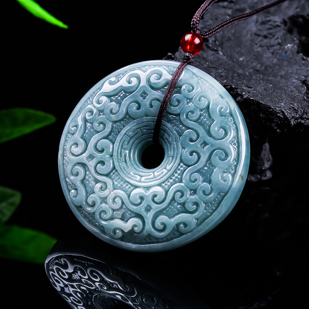 Natural Burmese Jadeite Flower - Accessories Woman recension och pris