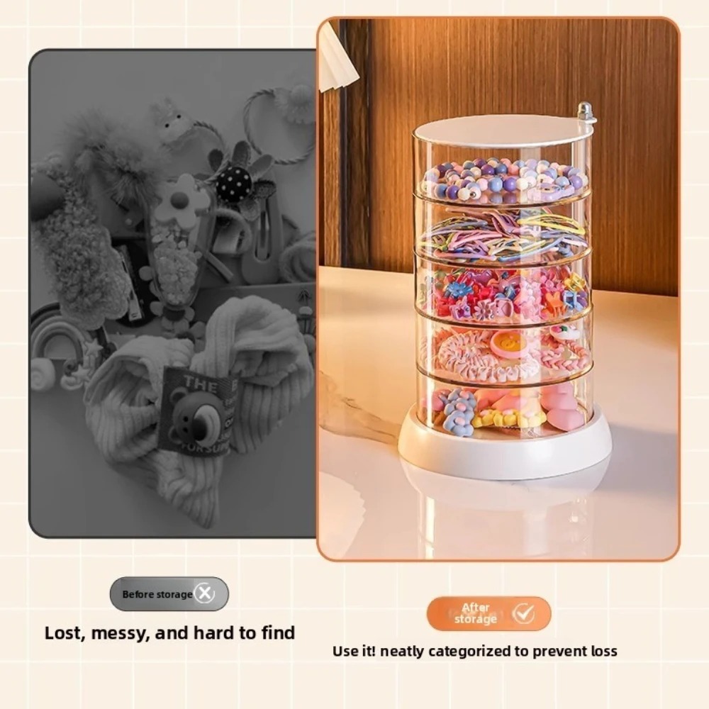 360 Rotating Clear Hair Access - Women'S Accessories List recension och pris