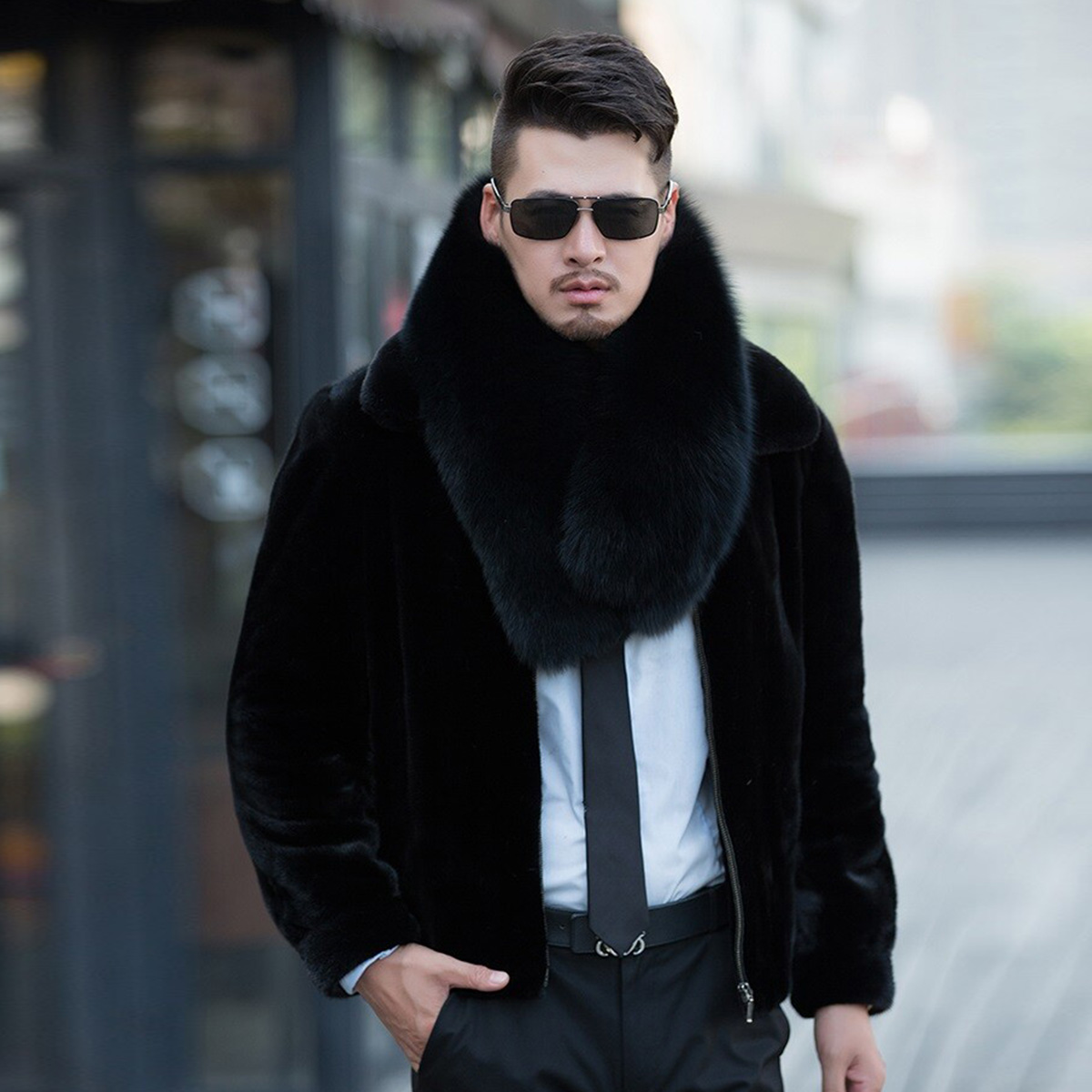 Genuine Fox Fur Scarf Winter A - Women Accessories Sale recension och pris
