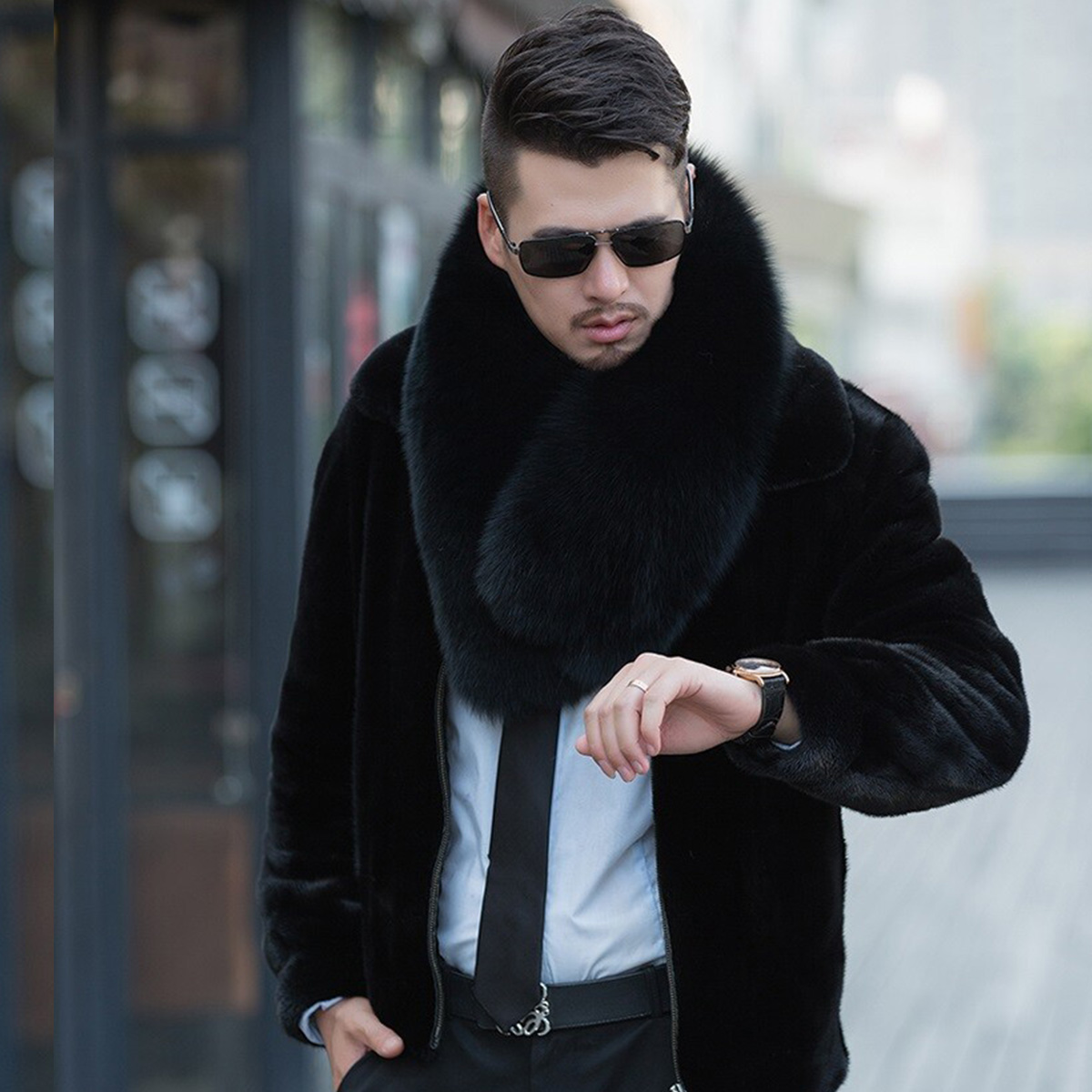 Genuine Fox Fur Scarf Winter A - Women Accessories Sale recension och pris