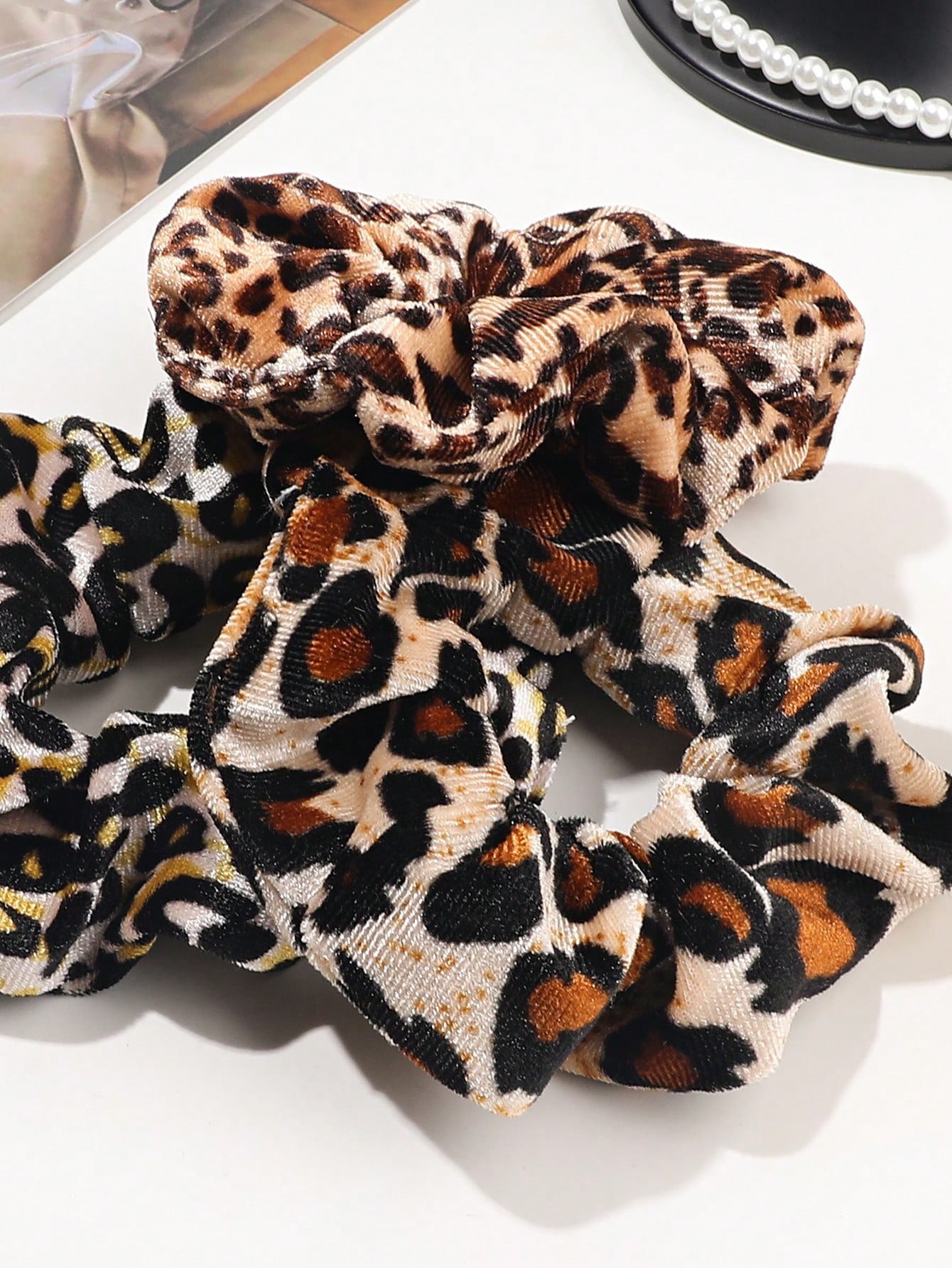 3/6/12PCS Leopard Velvet and S - Hair Tie Velvet recension och pris