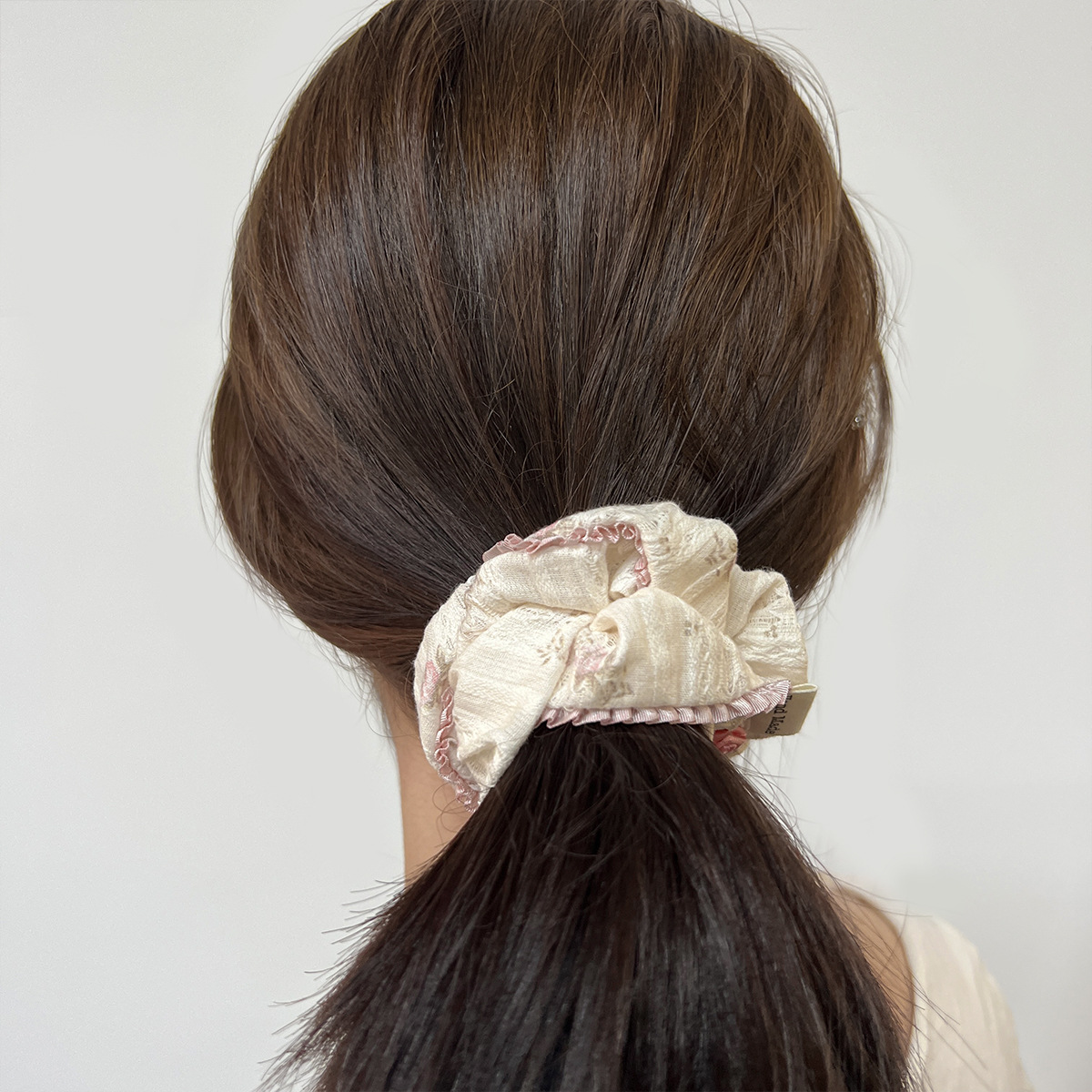 Sweet Girls Lace Trim Jacquard - Hair Tie Velvet recension och pris