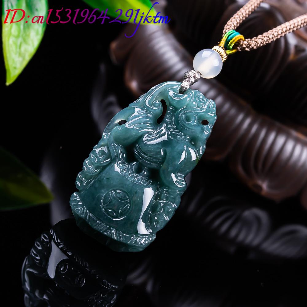 Burmese Jadeite Pixiu Pendant  - Accessories Woman recension och pris