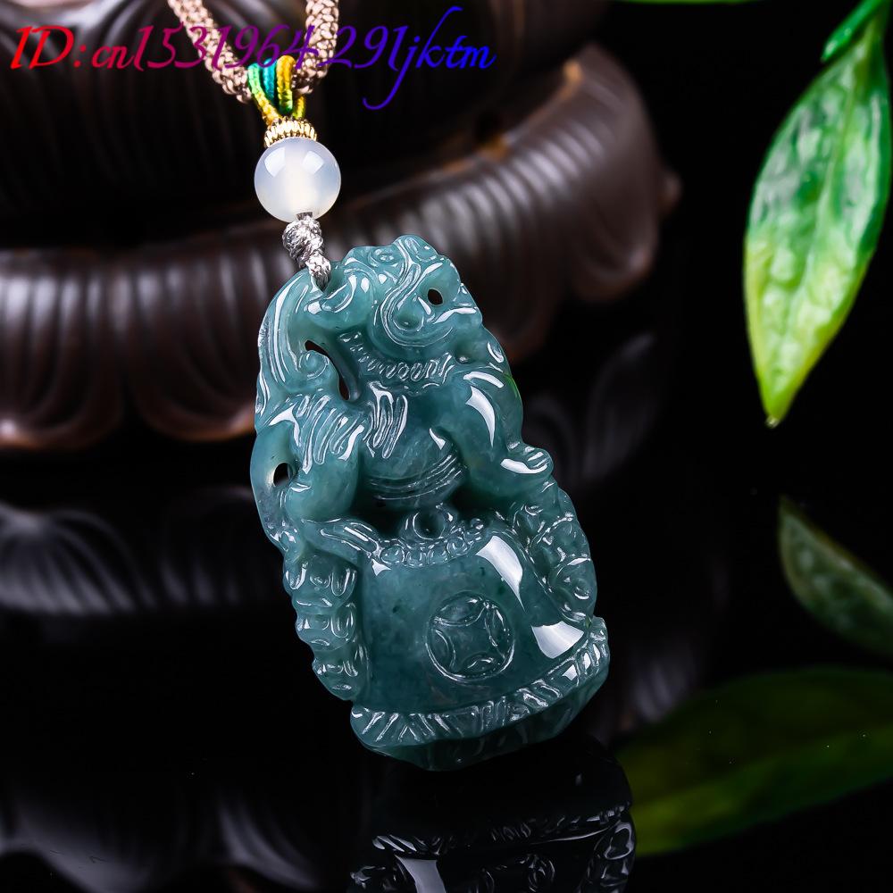Burmese Jadeite Pixiu Pendant  - Accessories Woman recension och pris