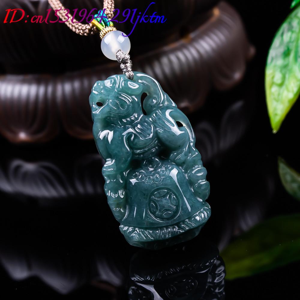Burmese Jadeite Pixiu Pendant  - Accessories Woman recension och pris