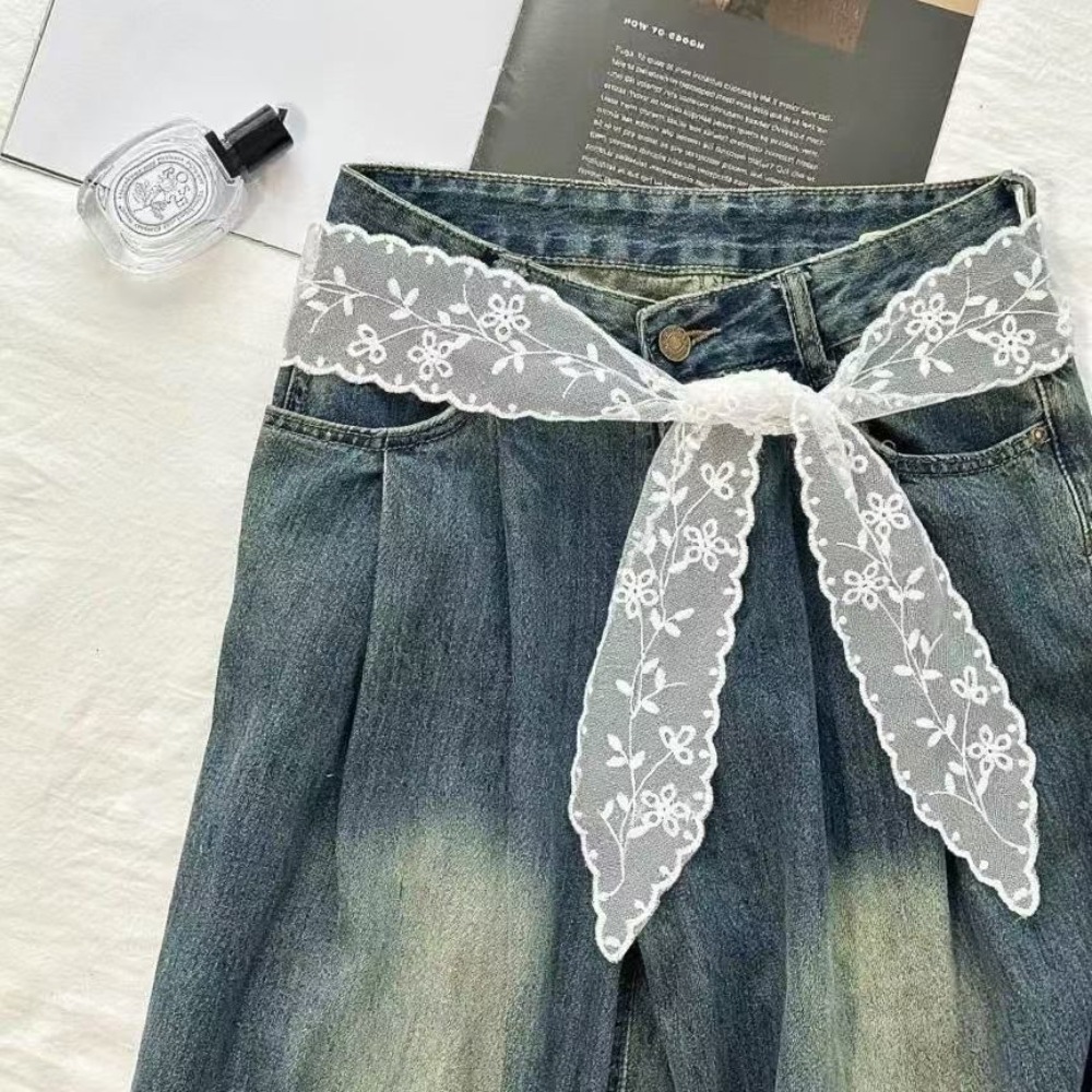 Sweet White Lace Belt for Wome - Accessories Woman recension och pris