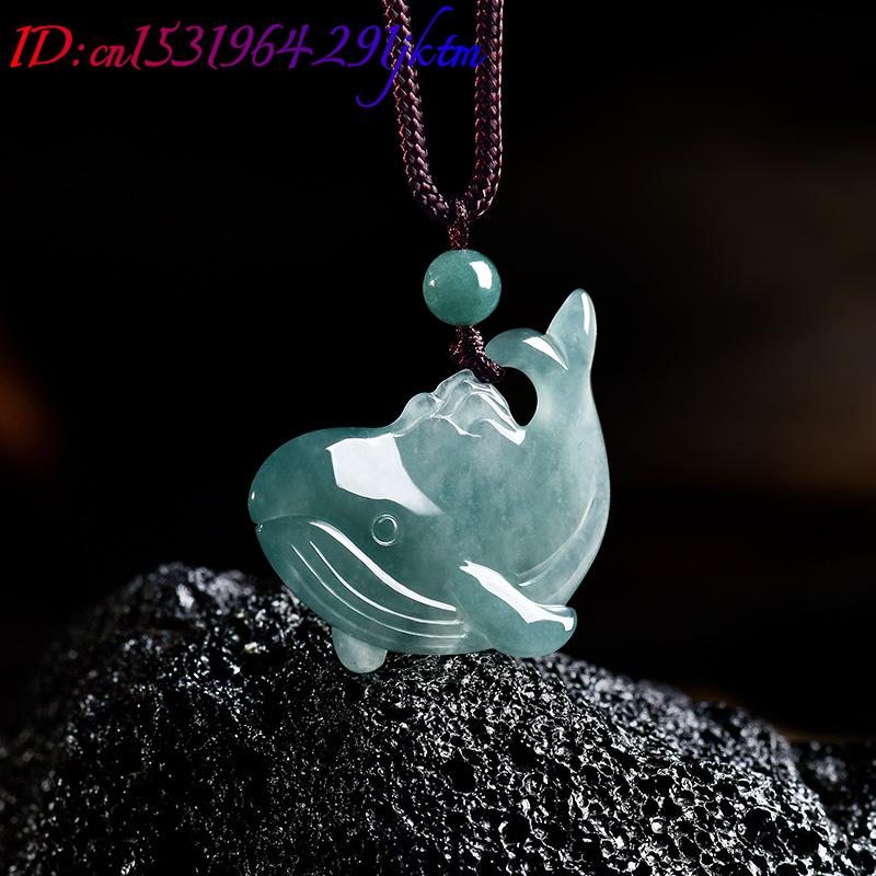 Natural Burmese Jadeite Whale  - Accessories Woman recension och pris