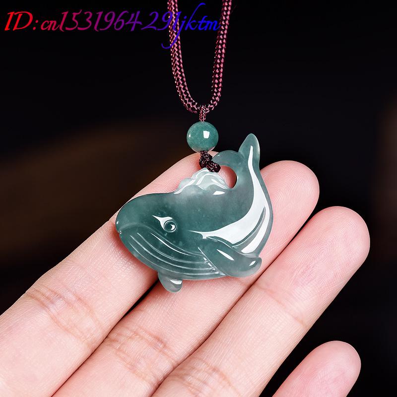 Natural Burmese Jadeite Whale  - Accessories Woman recension och pris