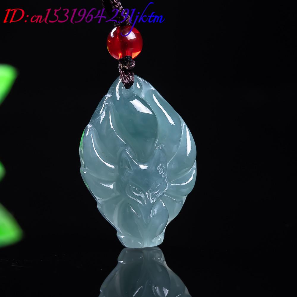 Natural Burmese Jadeite Fox Pe - Accessories Woman recension och pris