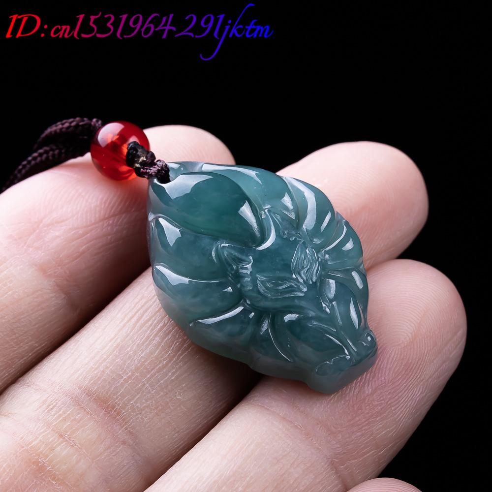 Natural Burmese Jadeite Fox Pe - Accessories Woman recension och pris