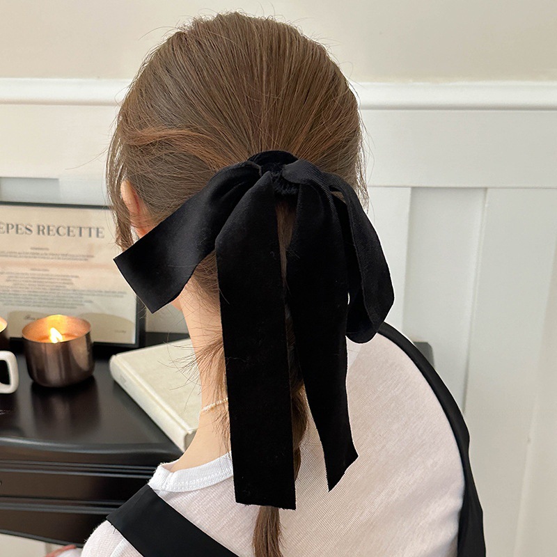 Cute Red Black Velvet Ribbon B - Hair Tie Velvet recension och pris