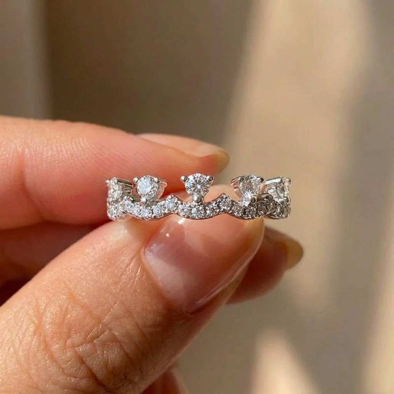 925 Sterling Silver Crown Zirc - Women'S Accessories Jewelry Sale recension och pris