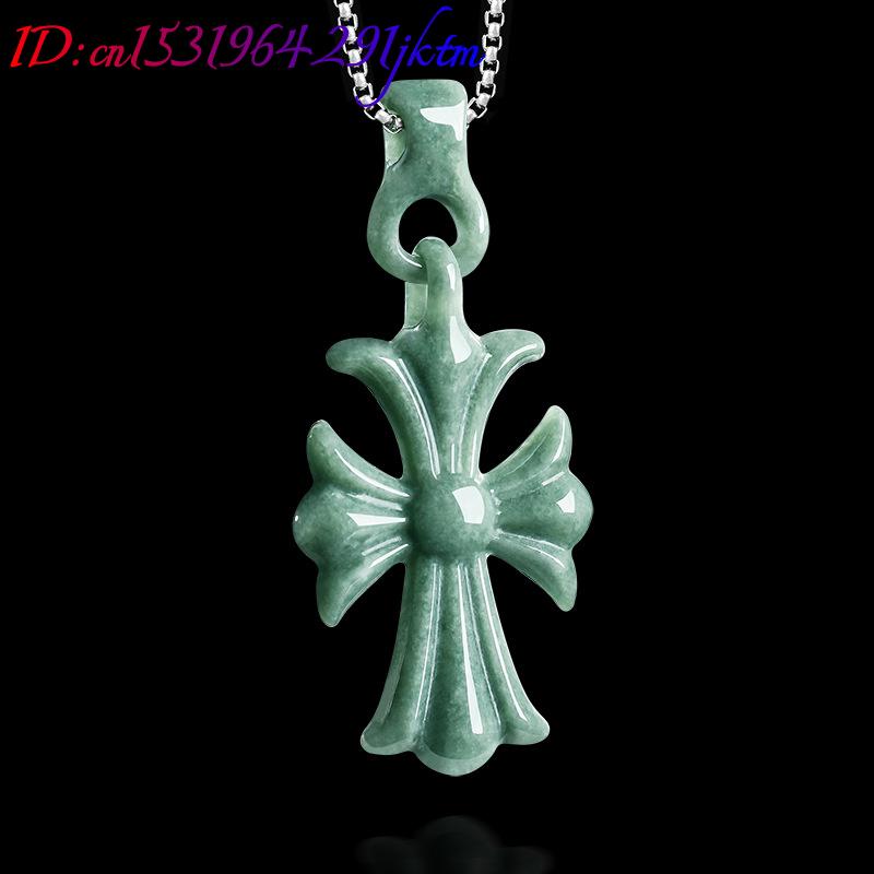 Natural Burmese Jadeite Cross  - Accessories Woman recension och pris