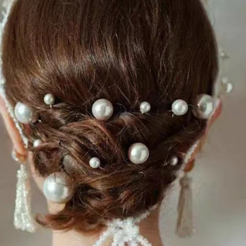 Pearl Crystal Hair Pins Comb S - Women'S Accessories List recension och pris