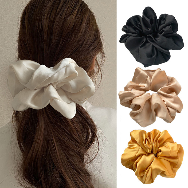 Fashion Silk Organza Solid Col - Hair Tie Velvet recension och pris