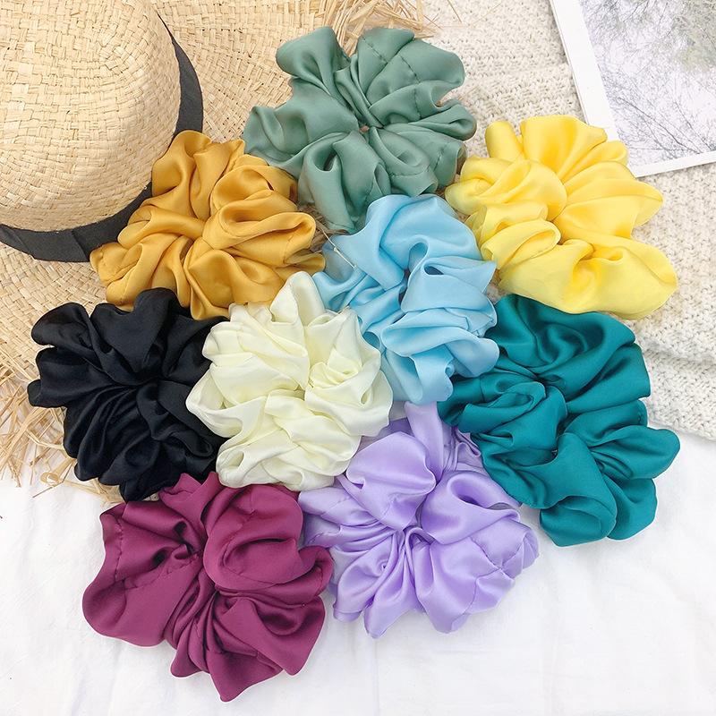 Fashion Silk Organza Solid Col - Hair Tie Velvet recension och pris
