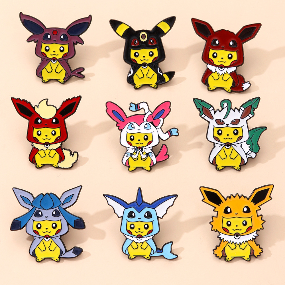 9Pcs Anime Pokemon Lapel Pins  - Women'S Accessories Jewelry Sale recension och pris