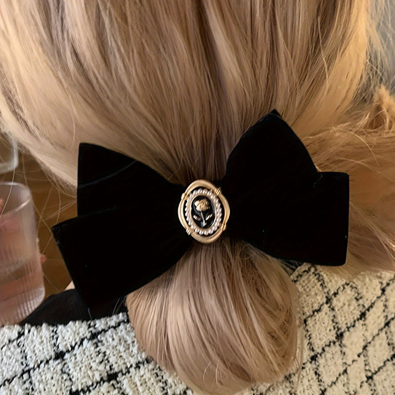 Elegant Velvet Bow Hair Tie wi - Hair Tie Velvet recension och pris
