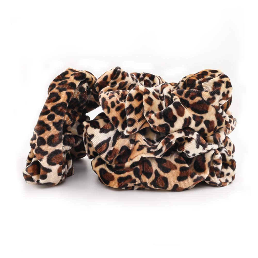 1/6Pcs Leopard Velvet Scrunchy - Hair Tie Velvet recension och pris