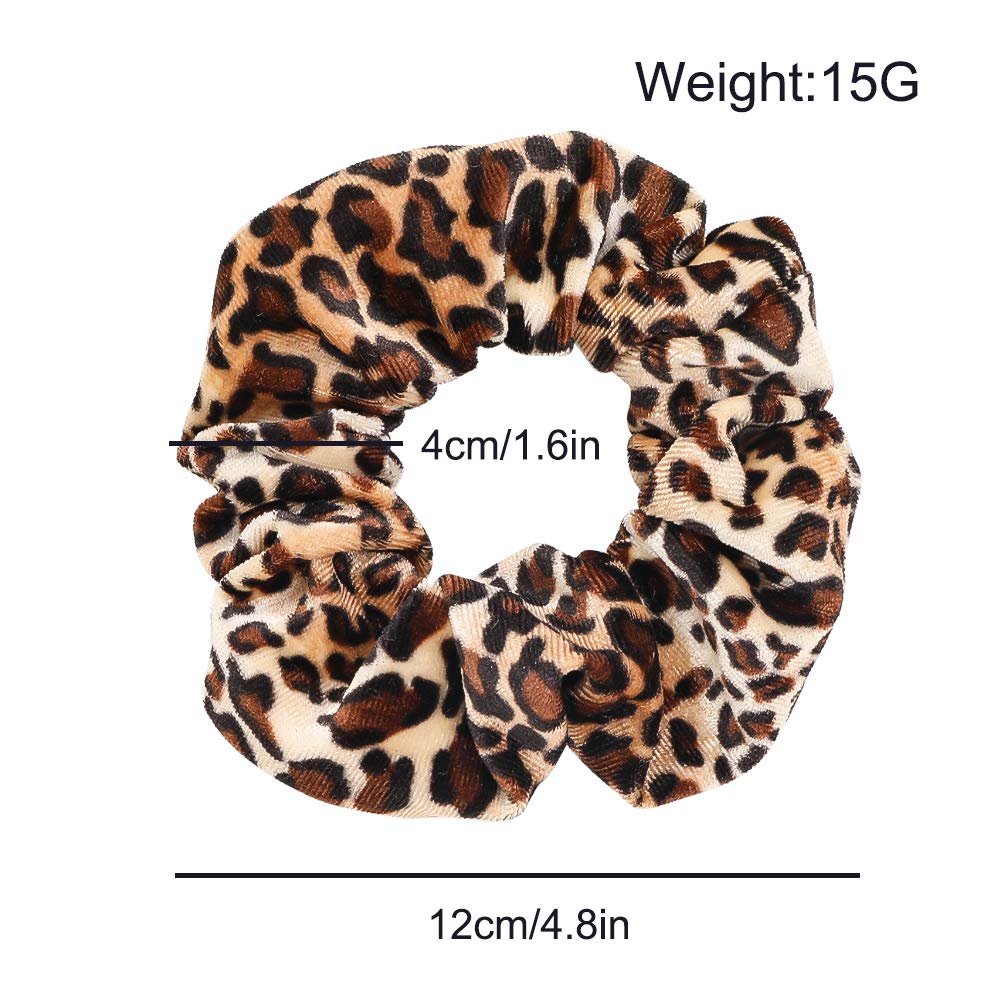 1/6Pcs Leopard Velvet Scrunchy - Hair Tie Velvet recension och pris